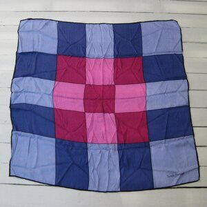 Vintage Louis Feraud Paris Cubism Block Signature Mod Scarf